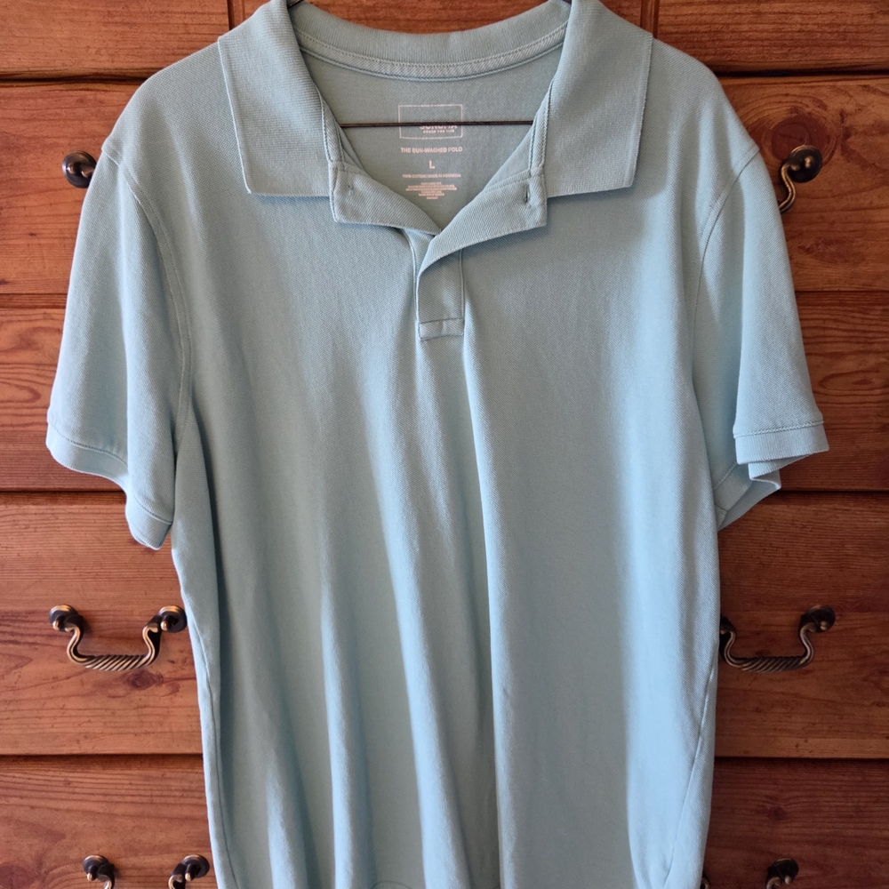 Sonoma Men's Sky Blue Polo Shirt